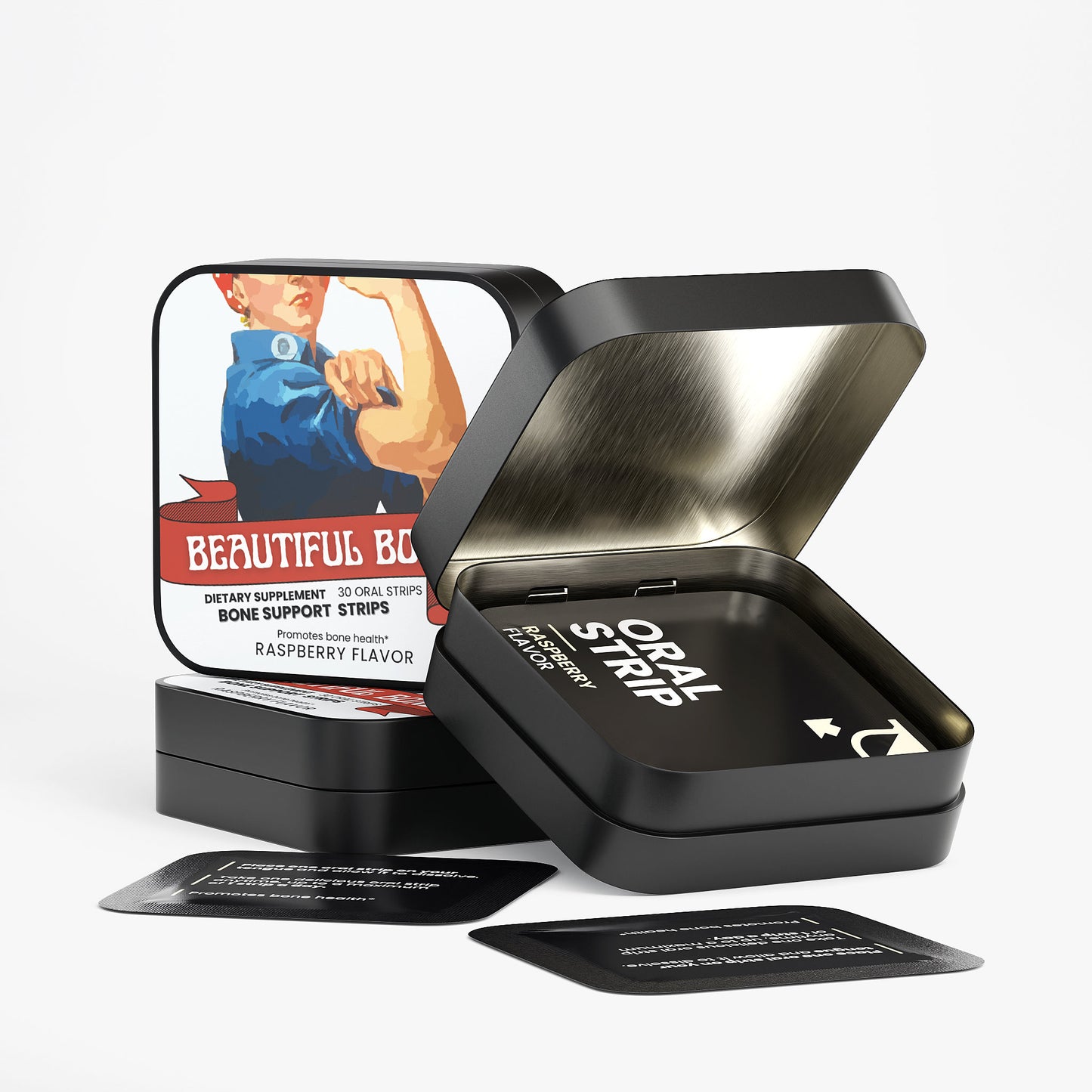 Beautiful Bones: Bone Support Strips (D3 + K2)